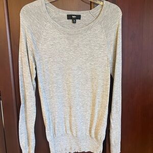 Mossimo Supply Co. Heather Gray Crew Neck Sweater